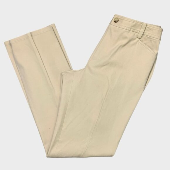 Lauren Ralph Lauren Straight Leg Cotton Pants Sz 8 - Picture 5 of 7